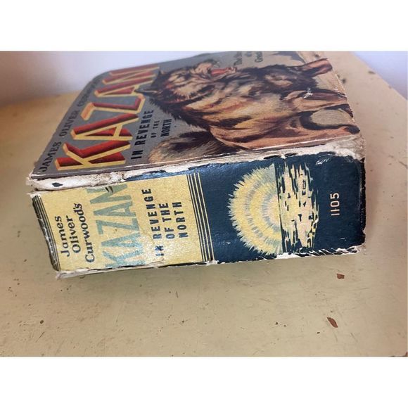 1937 KAZAN Revenge of the North VG 4.0 Whitman Big Little Book #1105 - Picture 2 of 6